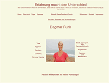 Tablet Screenshot of dagmarfunk.de